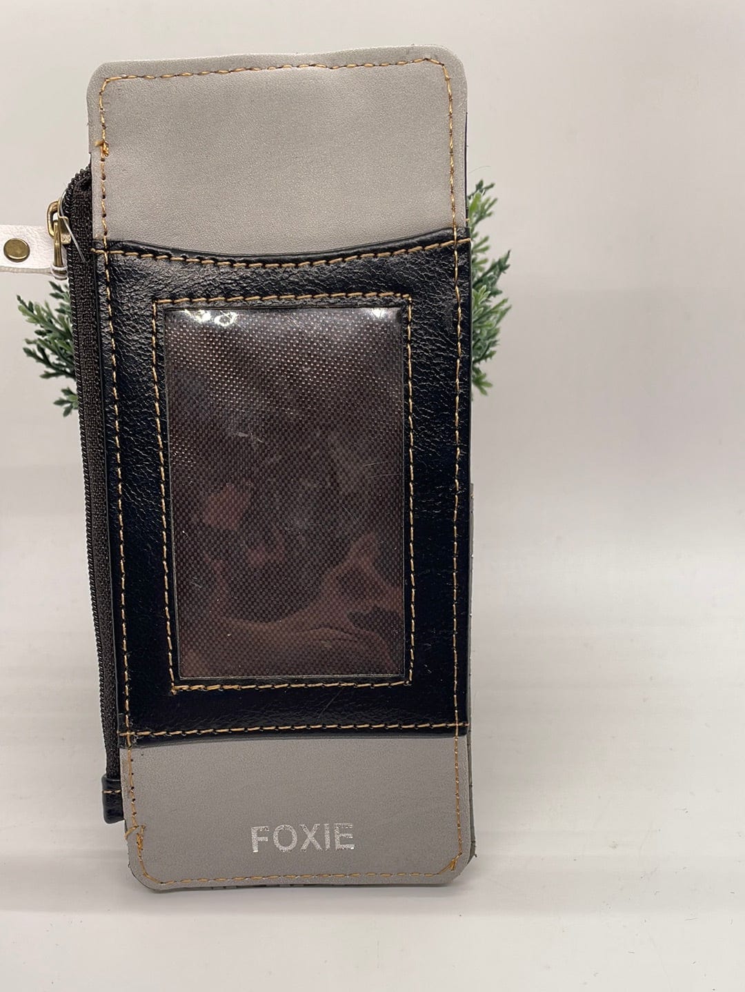 Gray Amy 5 Star Wallet W/ 5 CC Slots