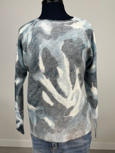 Blue Slush Reversible Sweater