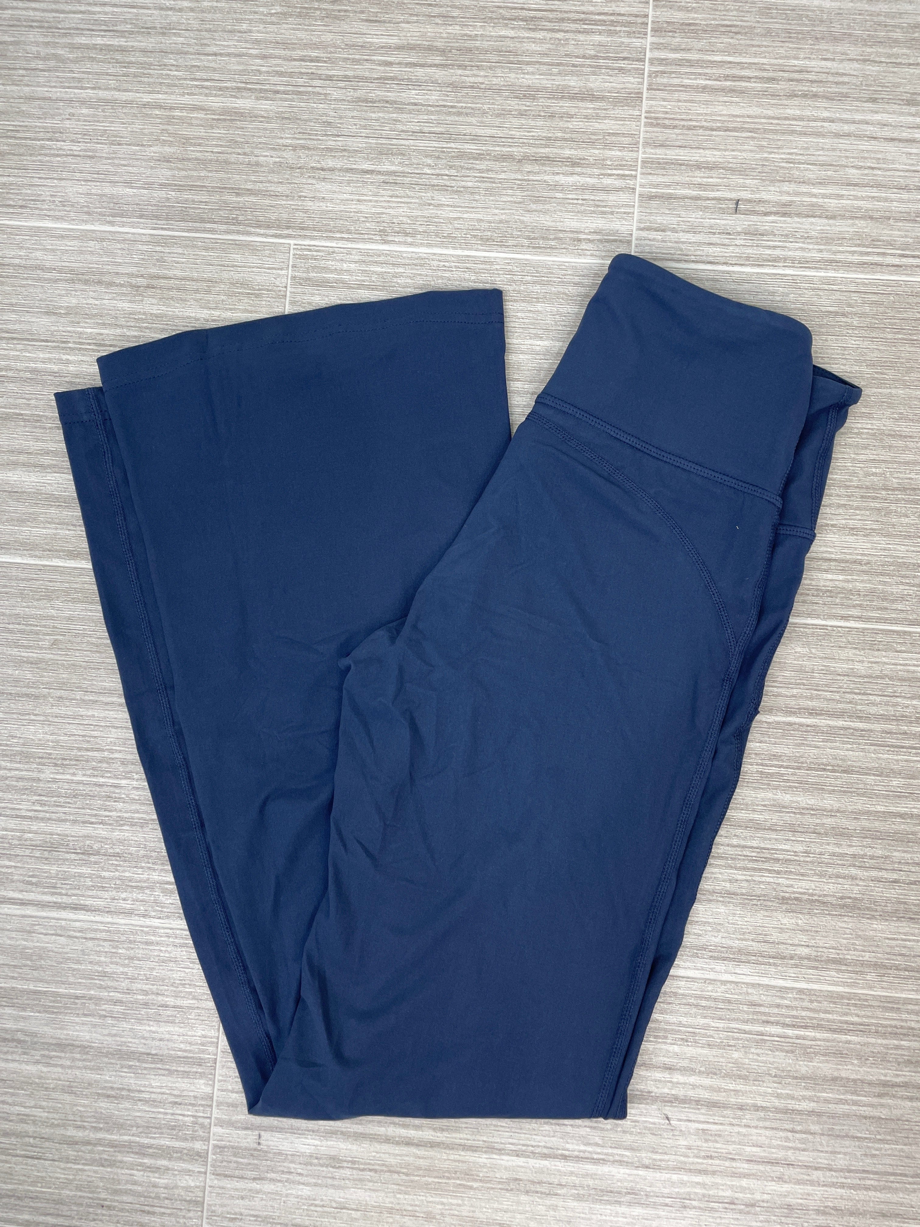 Navy Wide Leg Yoga Pant