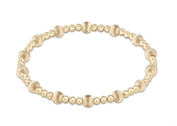 Dignity Sincerity Gold 5mm  Bracelet