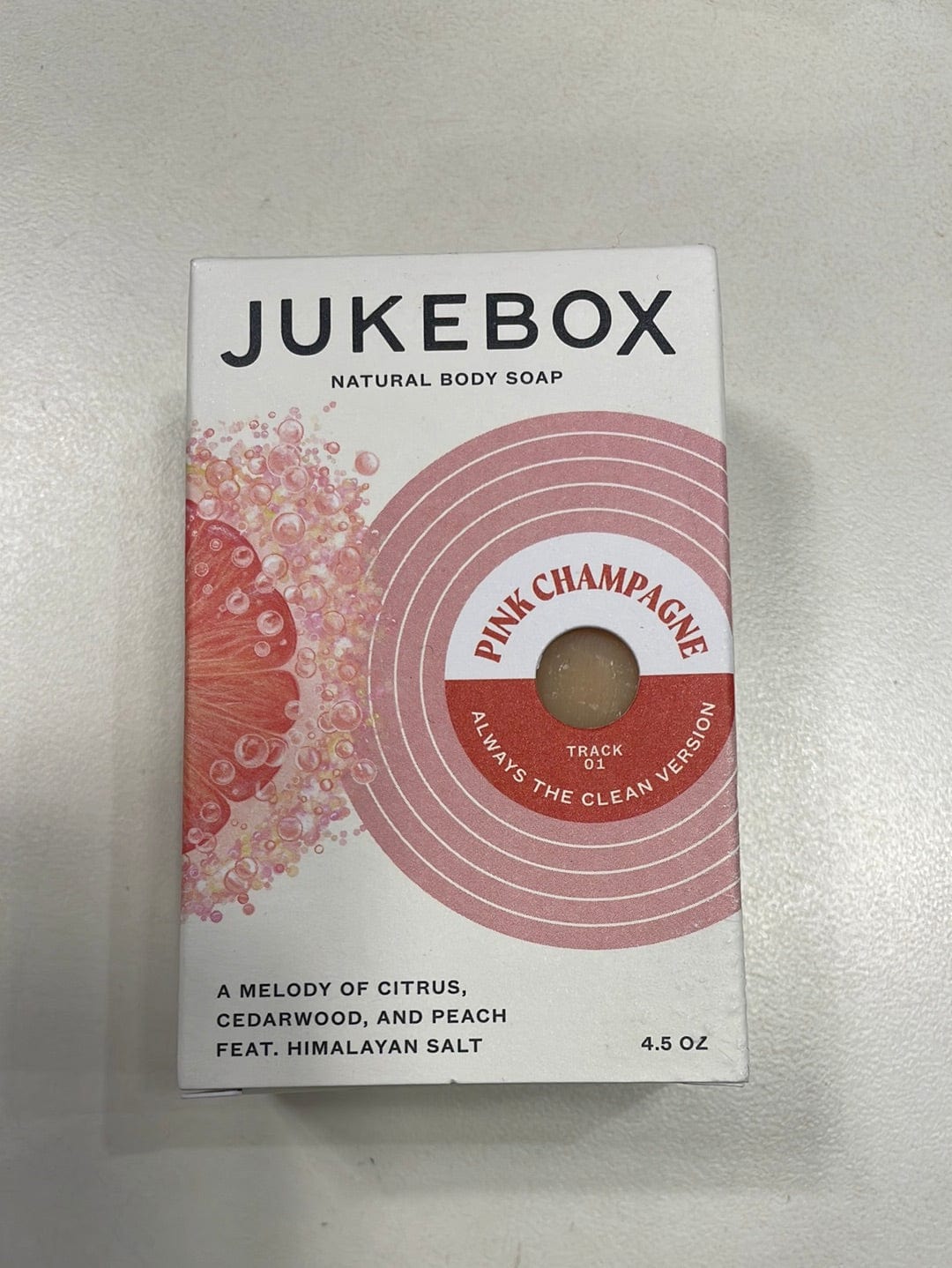 Pink Champagne Jukebox Soap