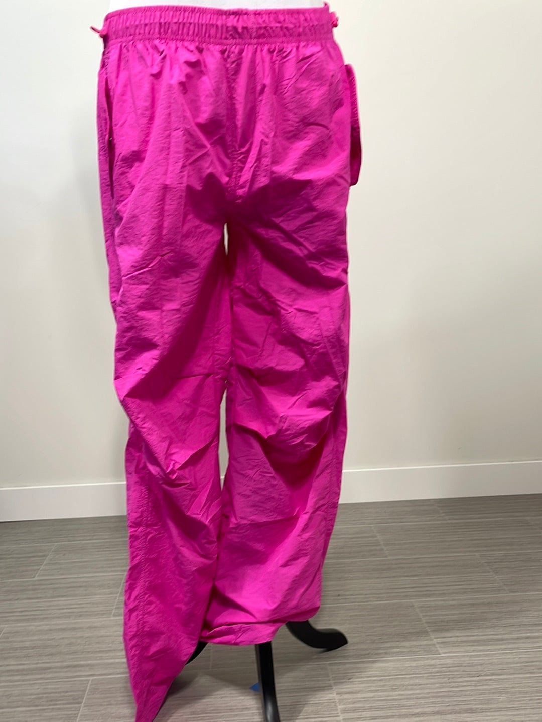 Pink Cargo Cinch Bottom Pants