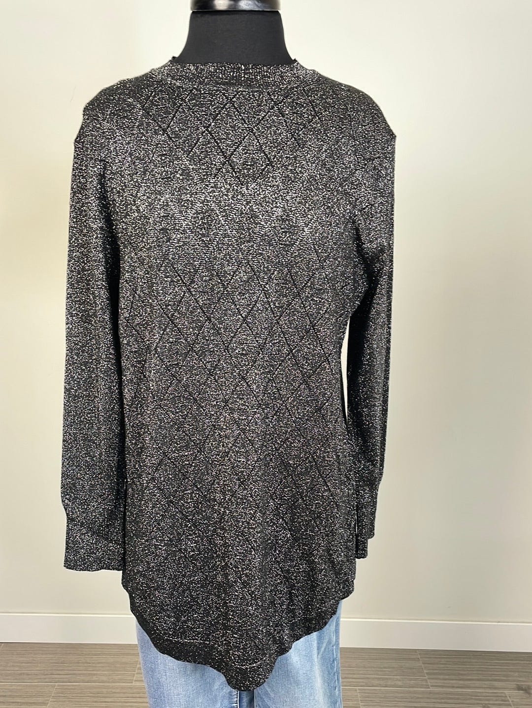 Black Diamond Knit Tunic