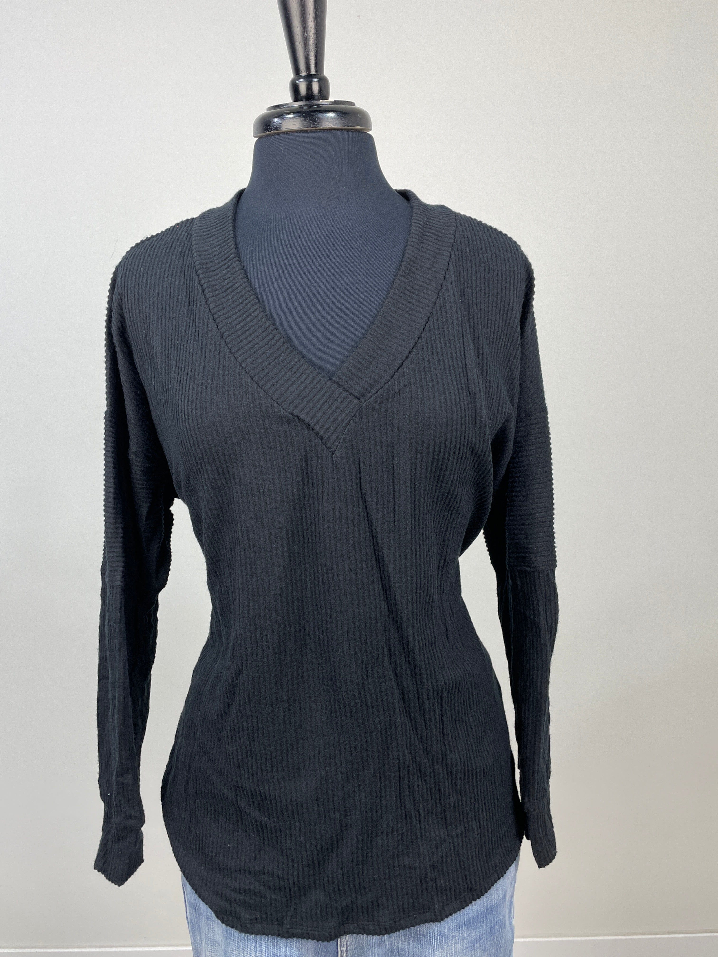 Black VNeck Shirt