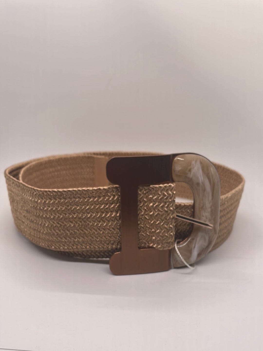 Camel Elastic Braided Belt