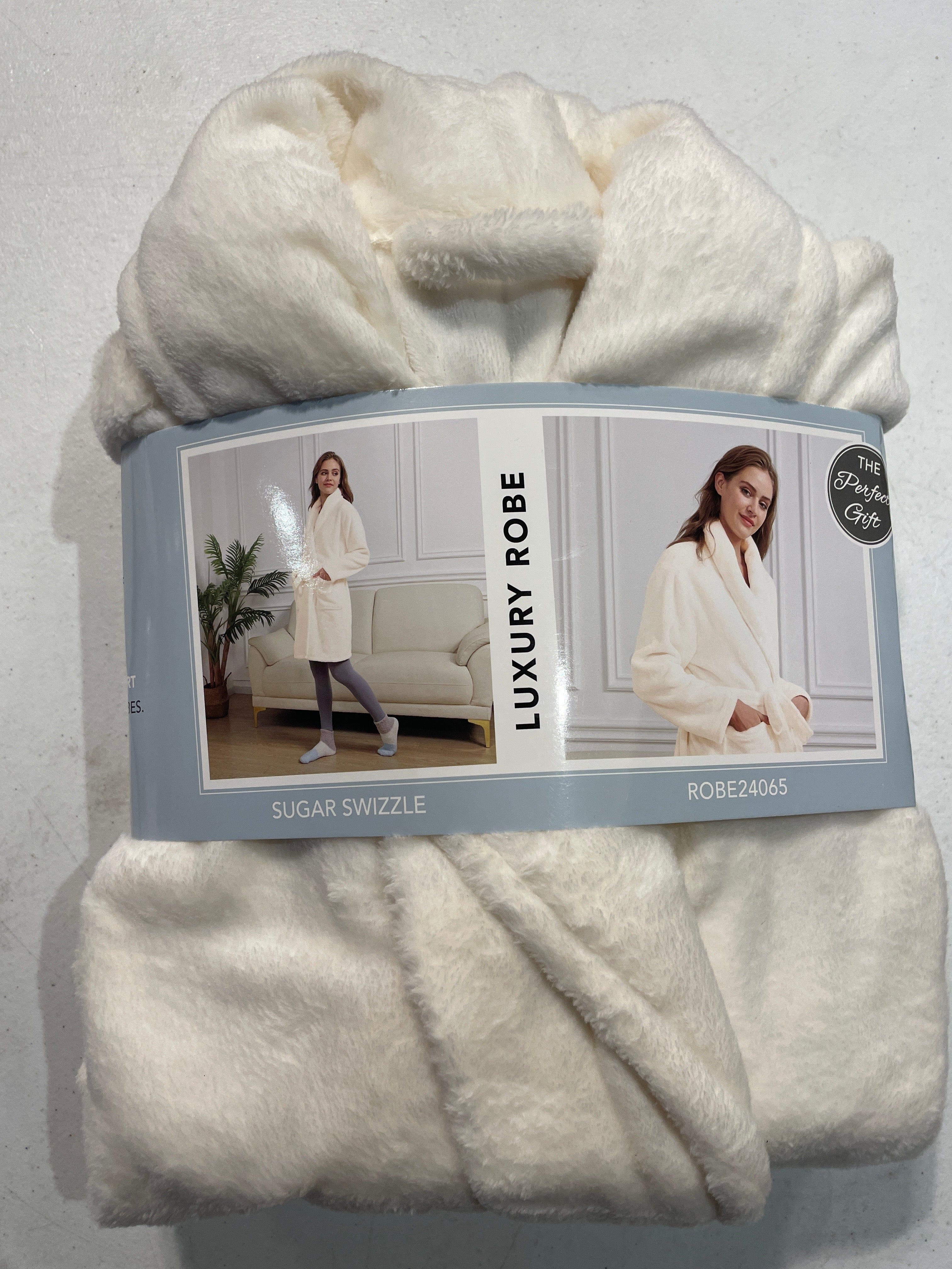Sugar Swizzle Cream Luxury Robe