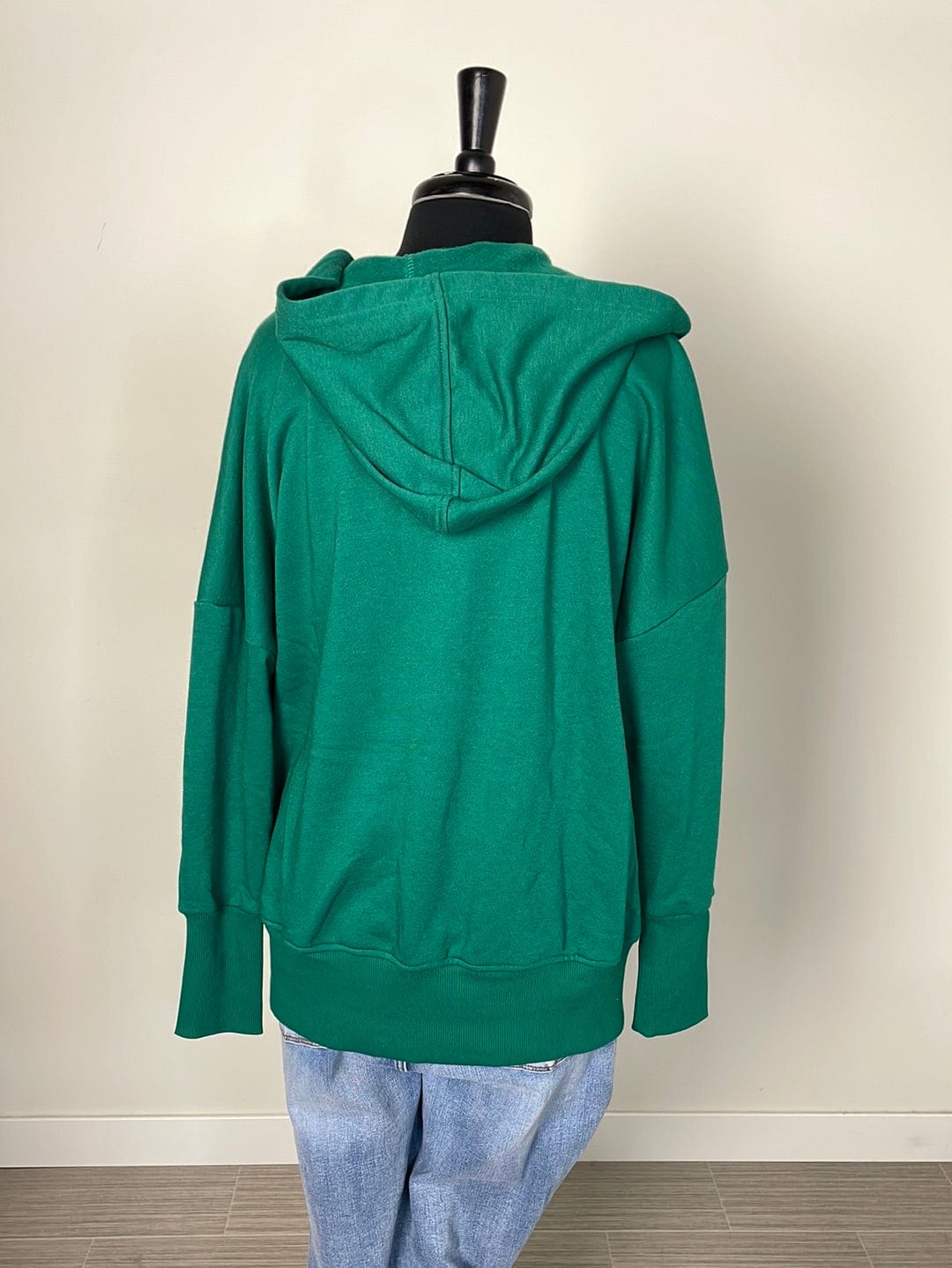Forest Half Button Hooded Pullover