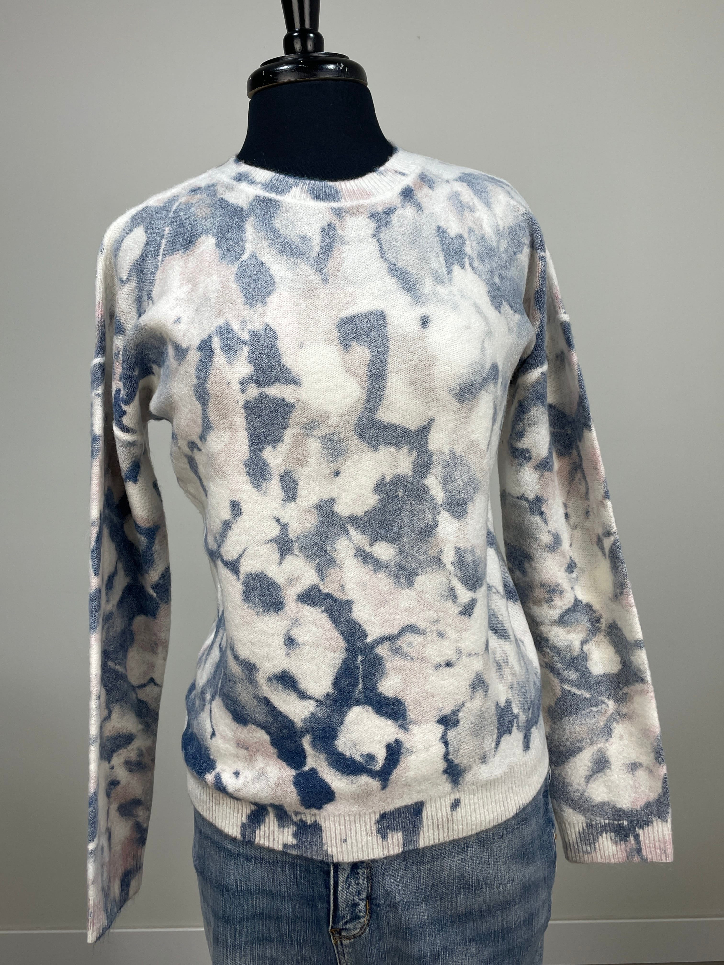 Blue Romantic Reversible Sweater