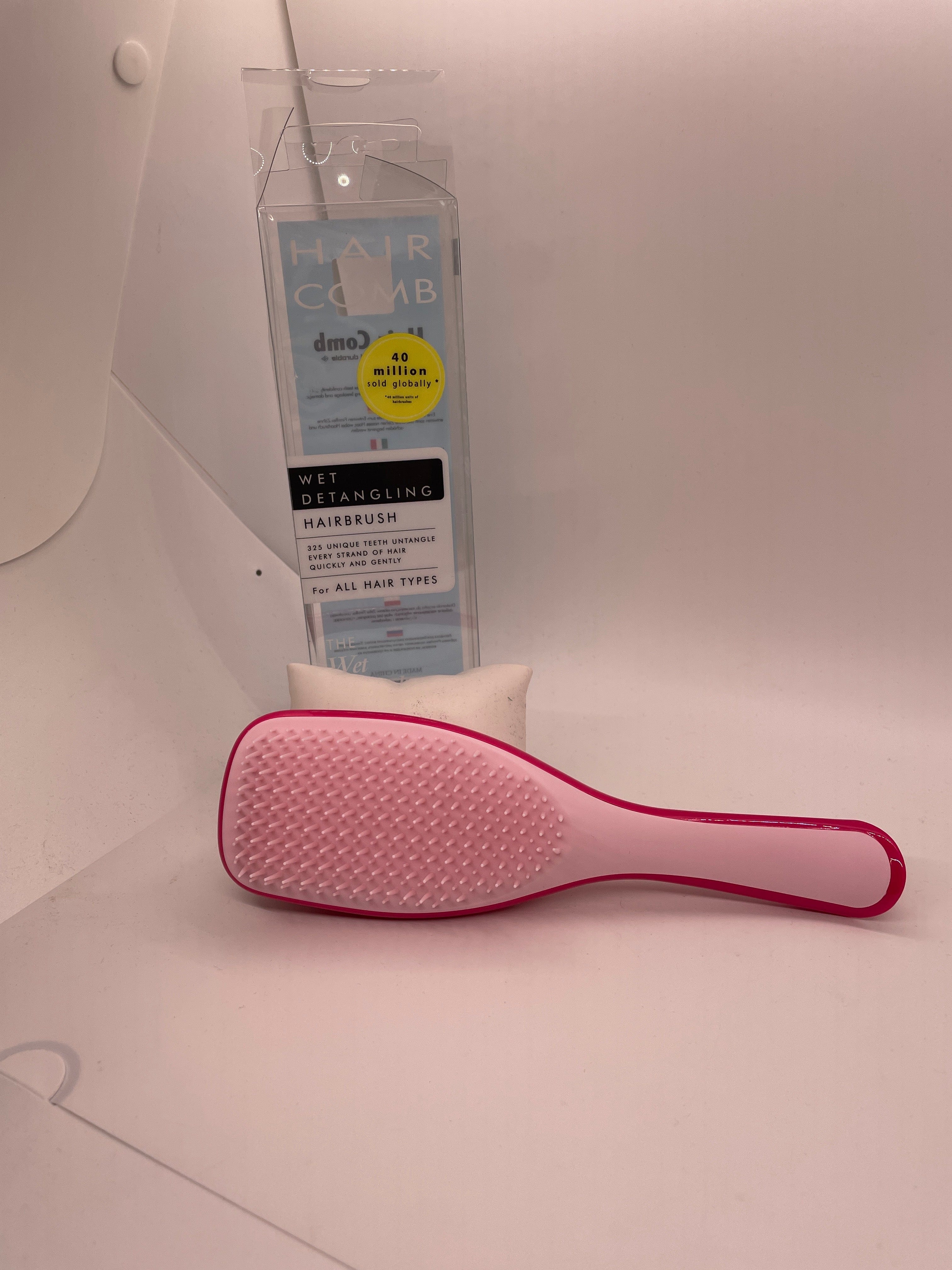 Pink & Ruby Detangling Hairbrush
