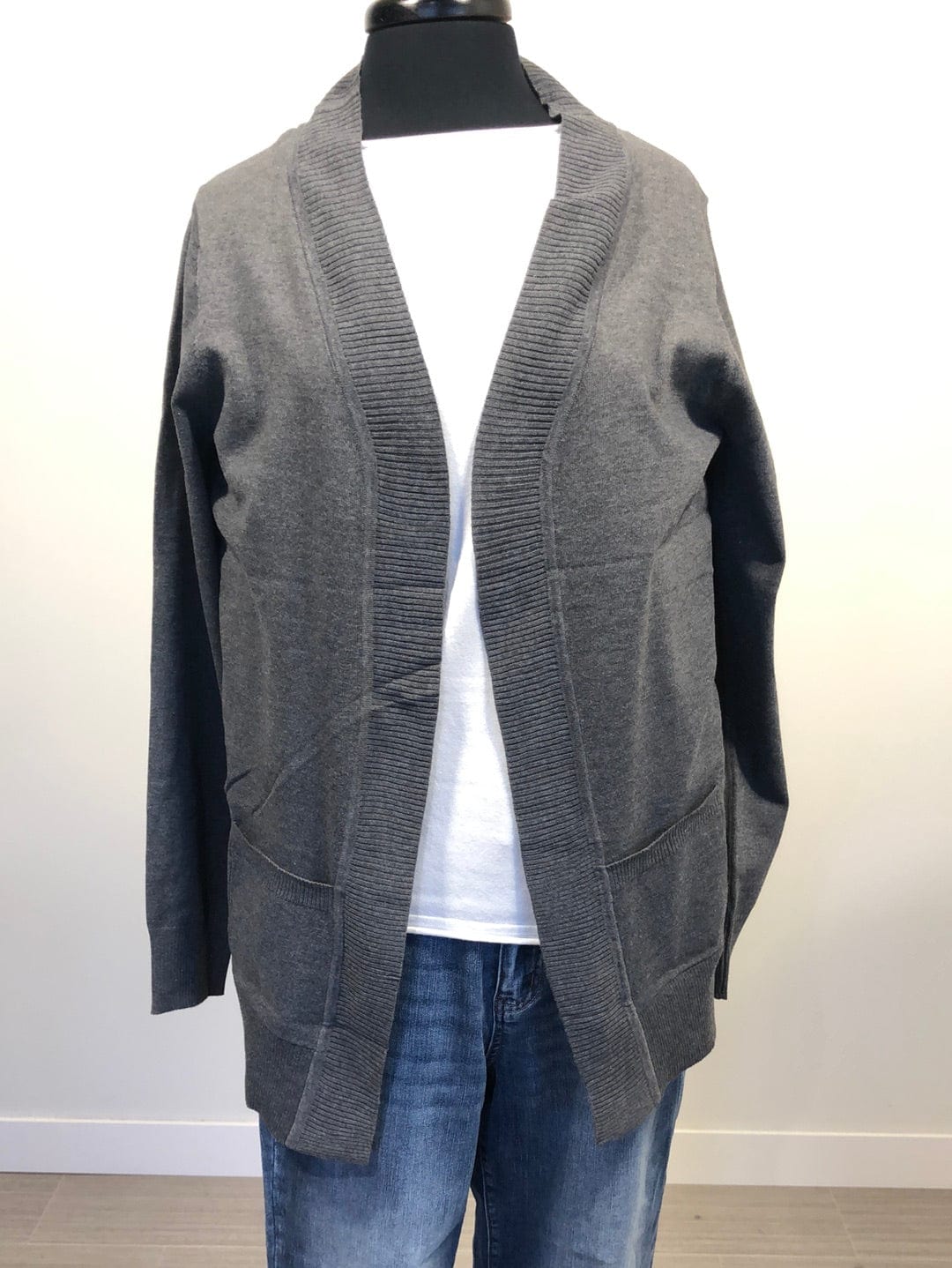 Charcoal Everyday Light Cardigan