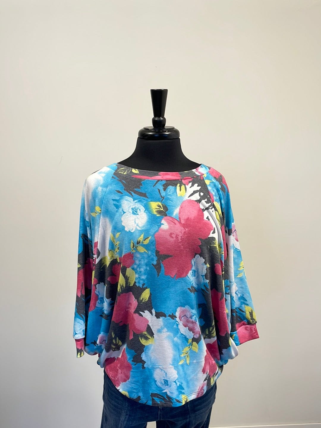 Watercolor Floral Comfy Pullover
