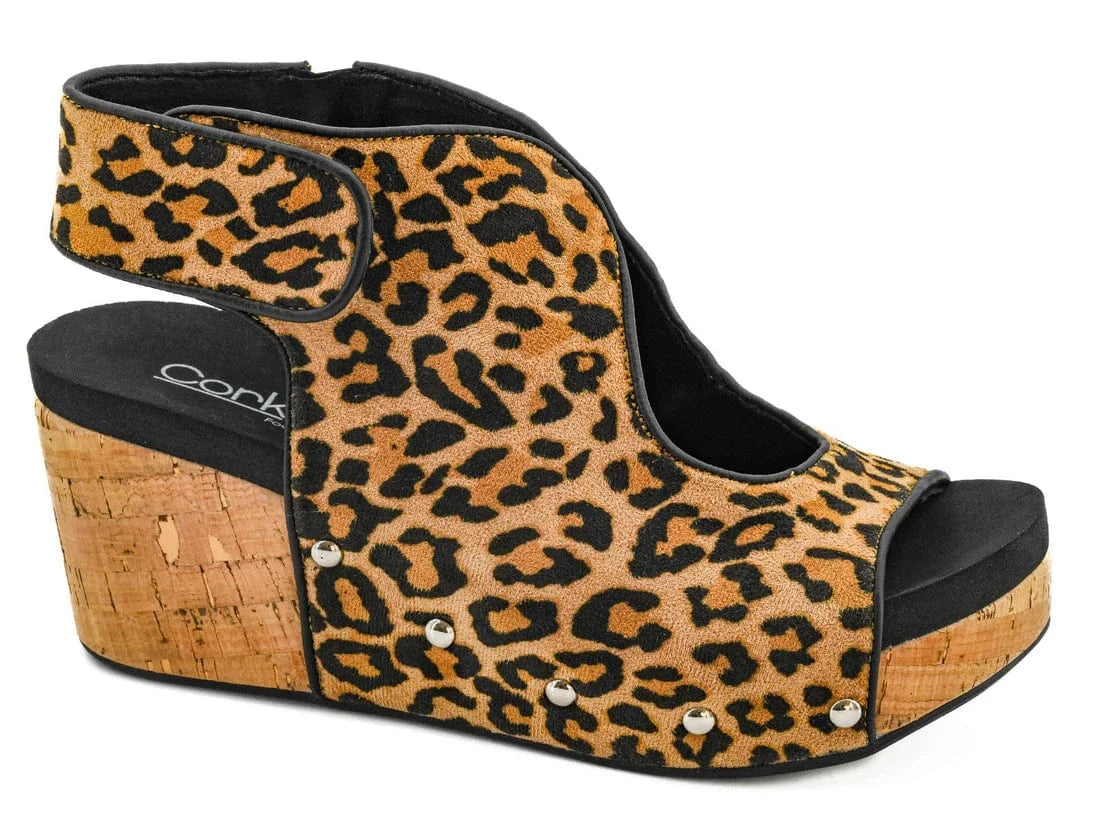 Frisky Leopard Wedge