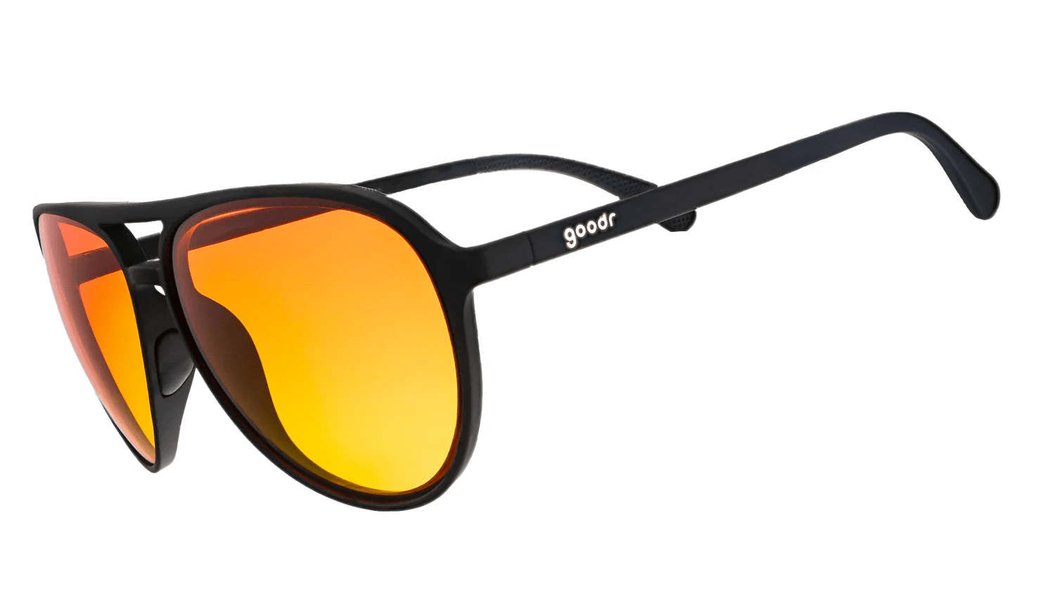 Goodr Clear & Resin Danger Sunglasses