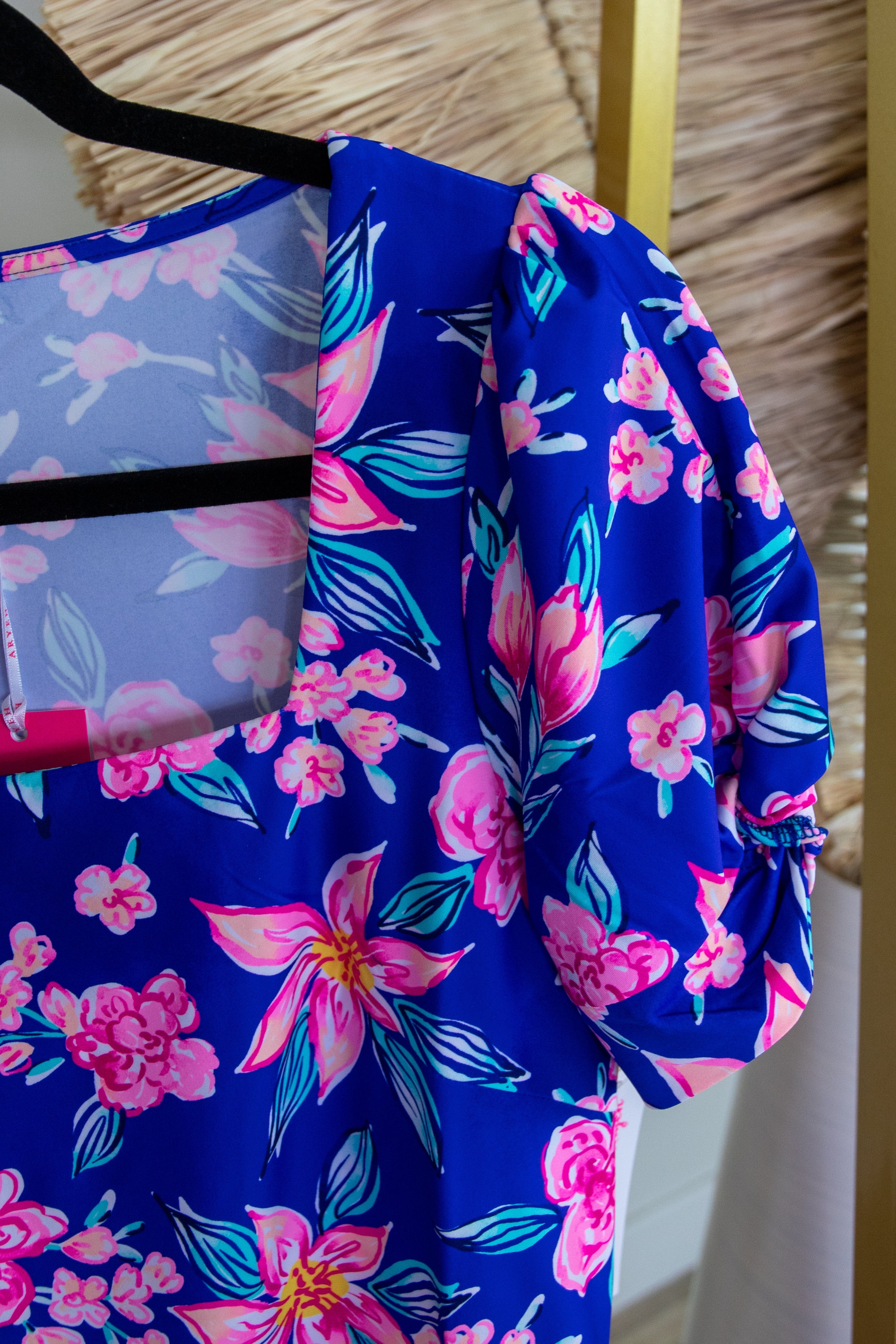 Royal Floral Dress, Detail