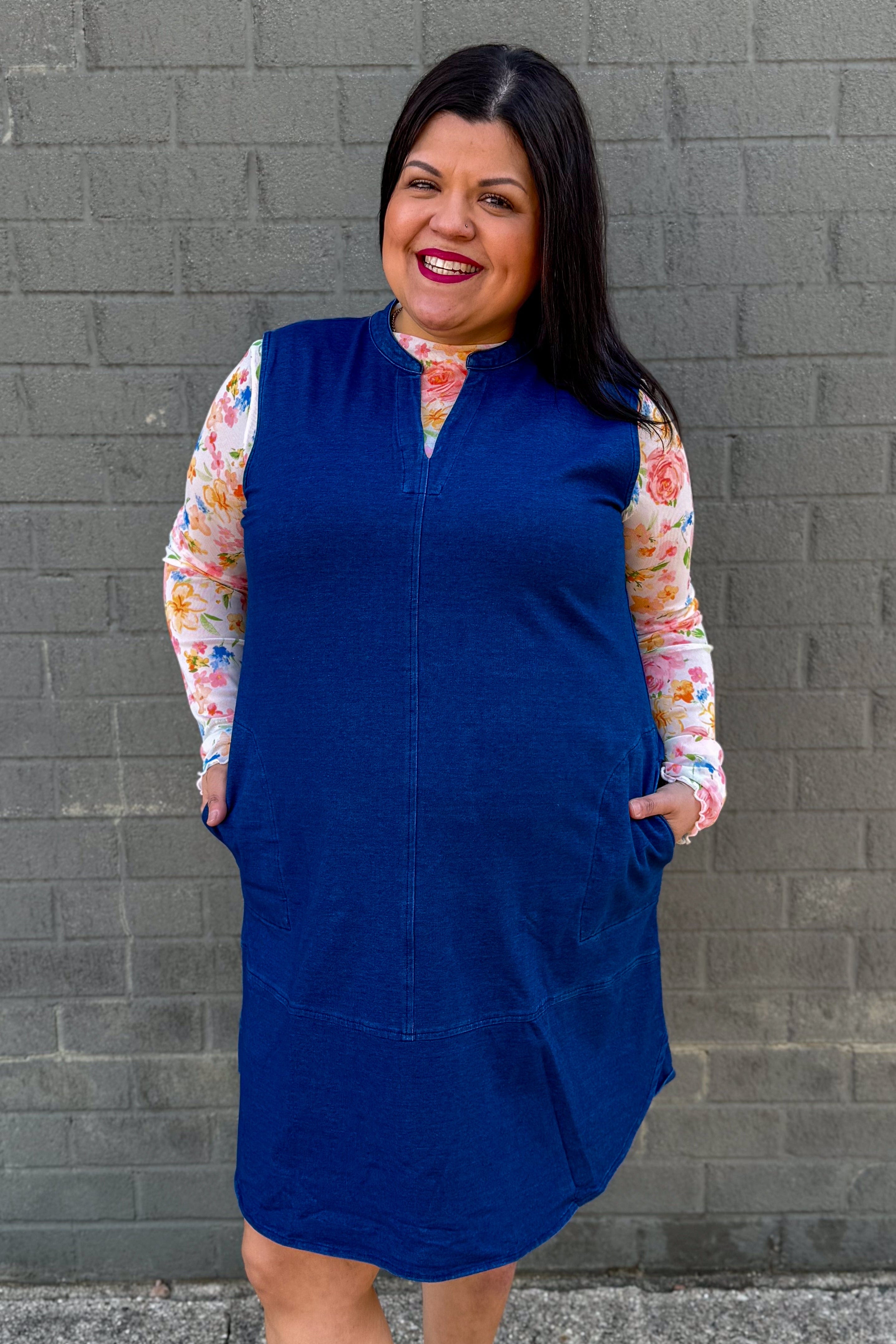 Favorite Stretch Sleeveless Denim Dress