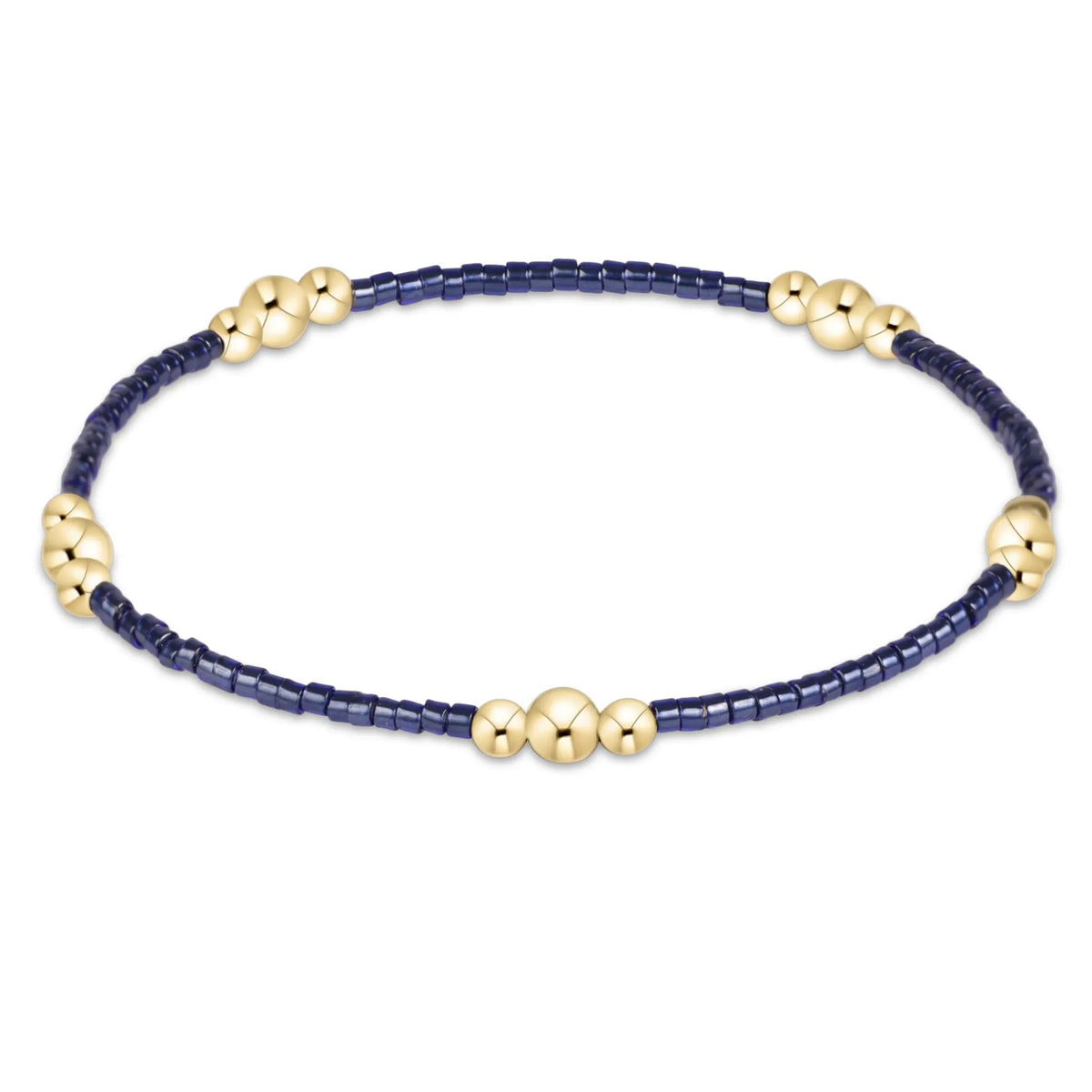 Hope Purpose Gold Bracelet -  Navy