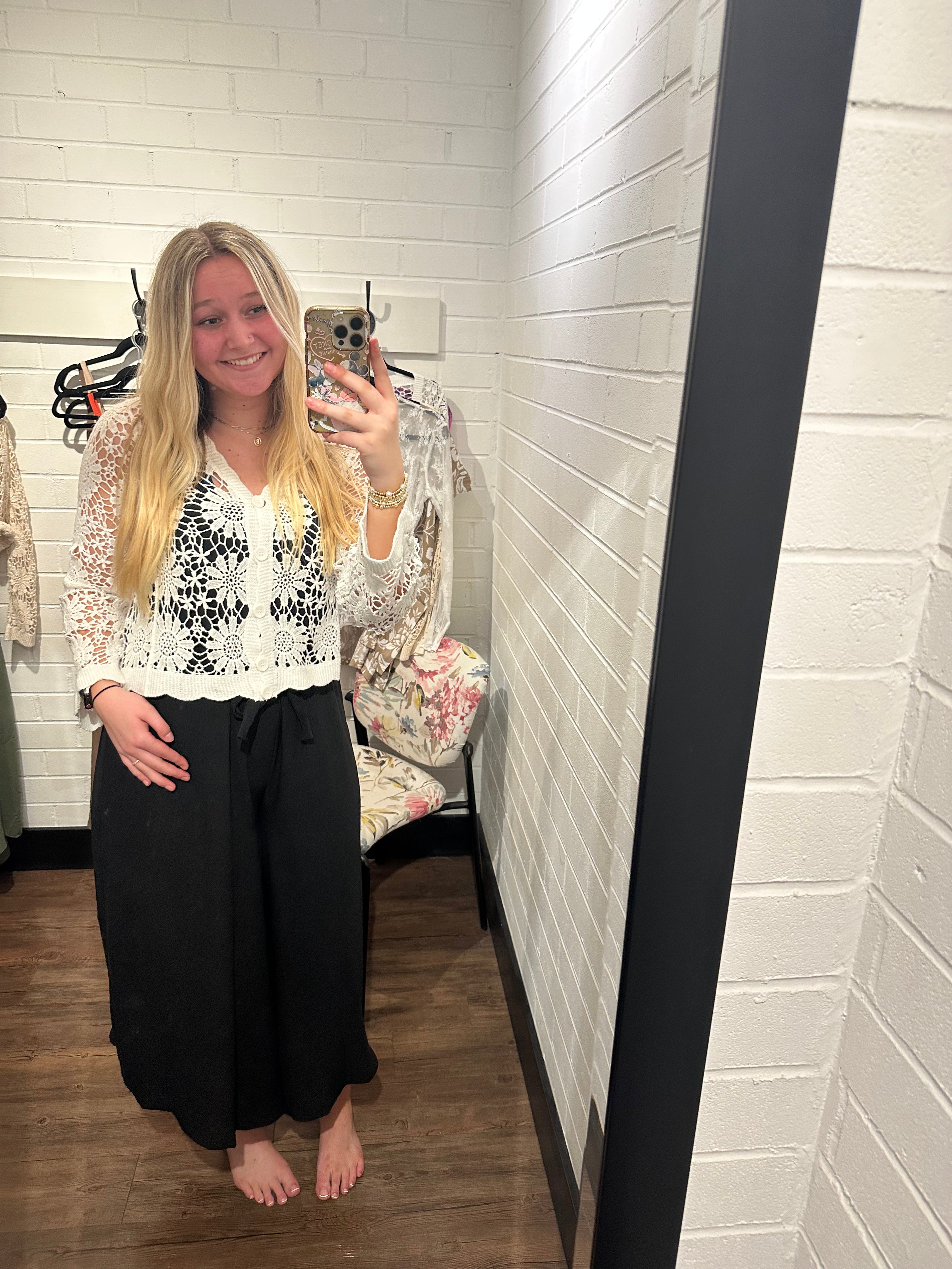 Black Wide Strap Jumpsuit