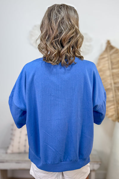 USA Patchwork Oversized Boxy Sweatshirt Tee - back