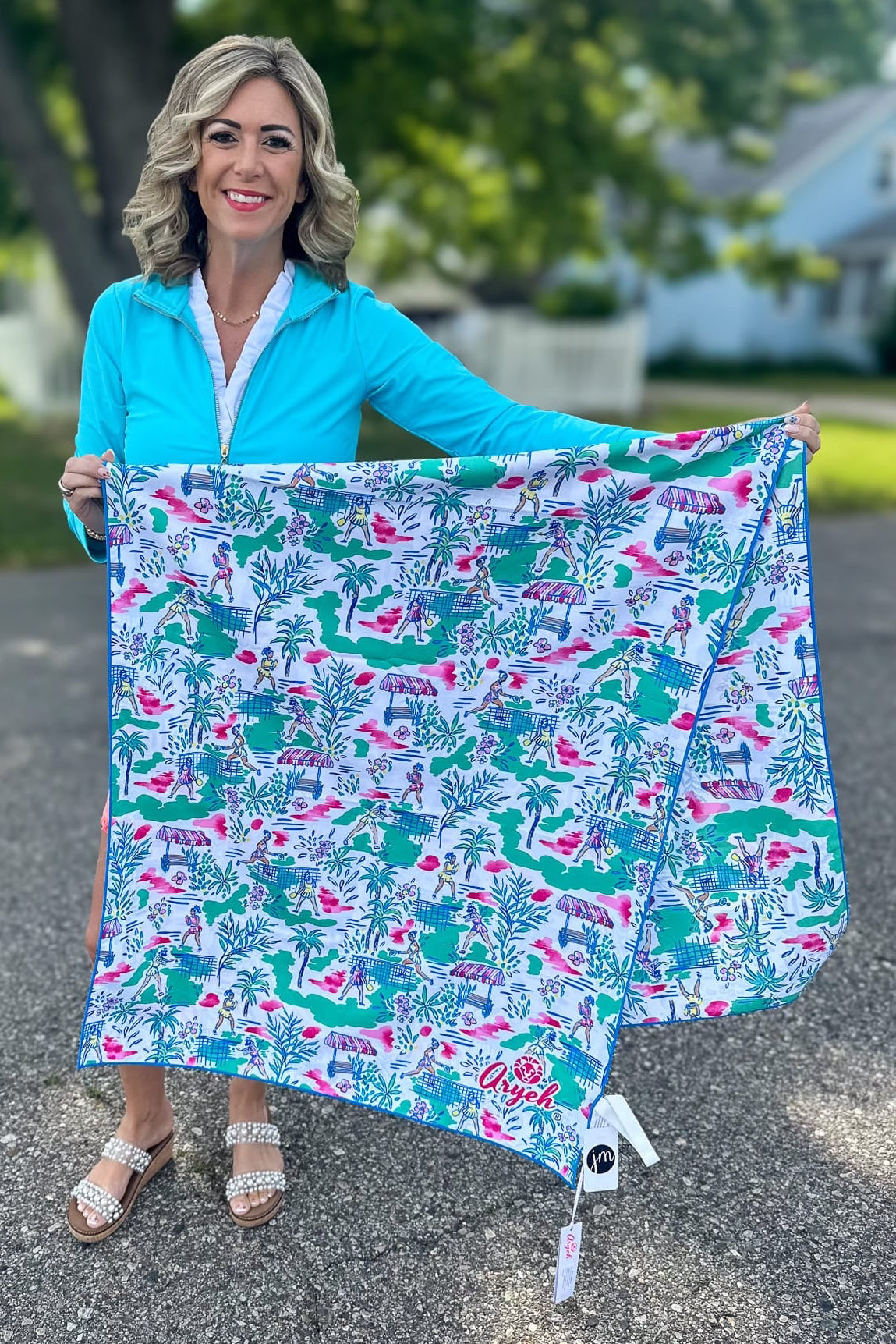 Pickleball Microfiber Beach Towel