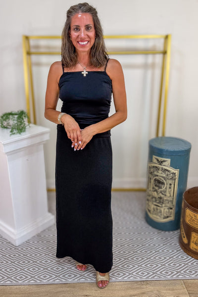 Black Regular Cami Tank