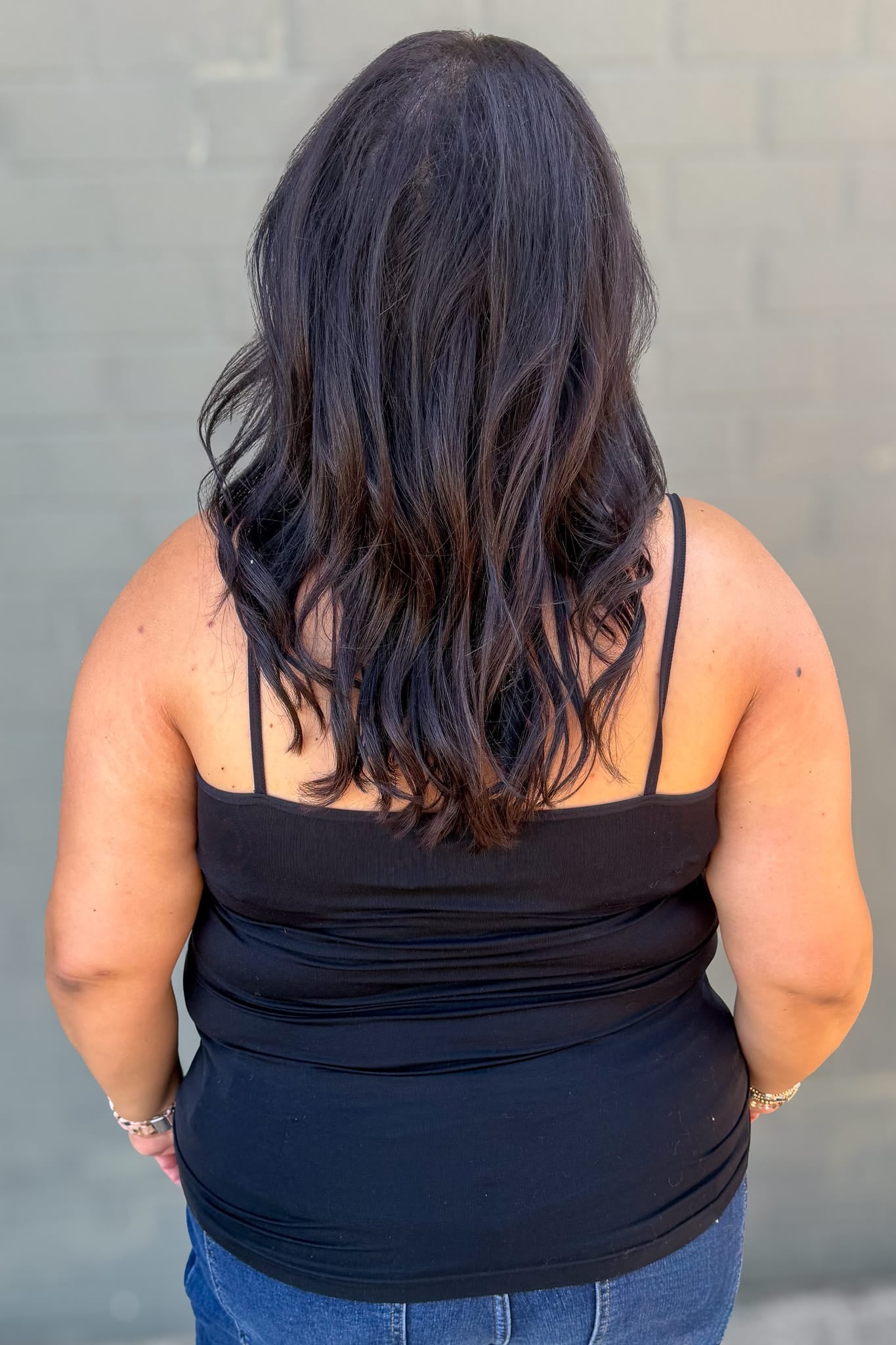 Black Regular Cami Tank - Extended Size