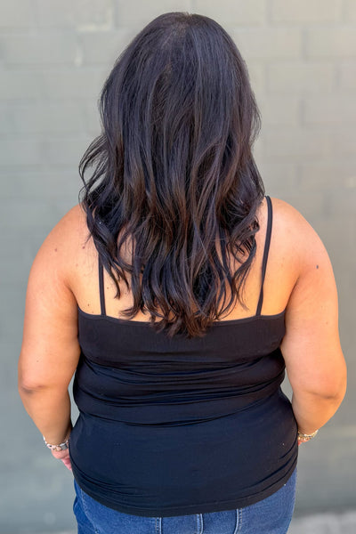 Black Regular Cami Tank - Extended Size