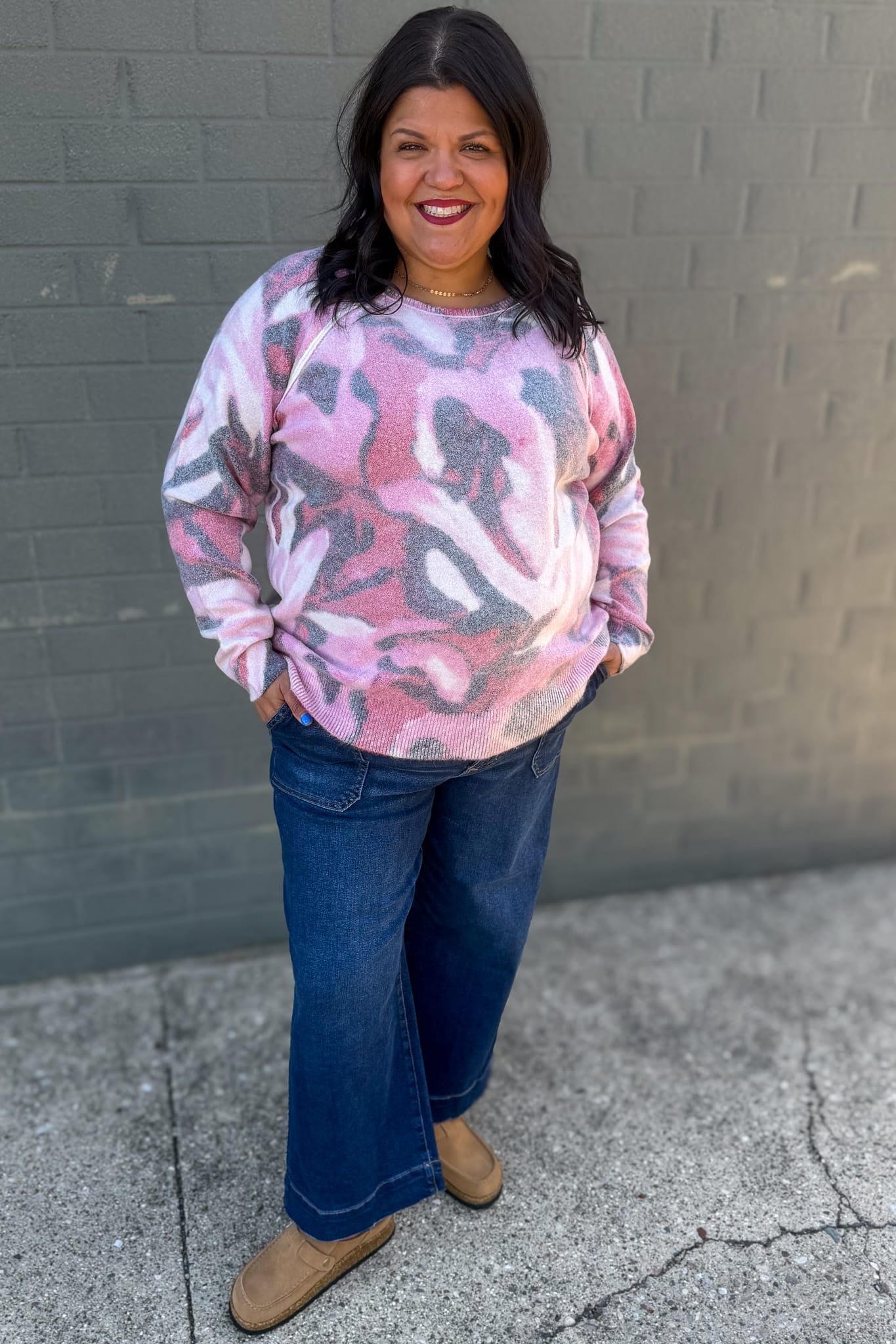 Pink Slush Reversible Sweater