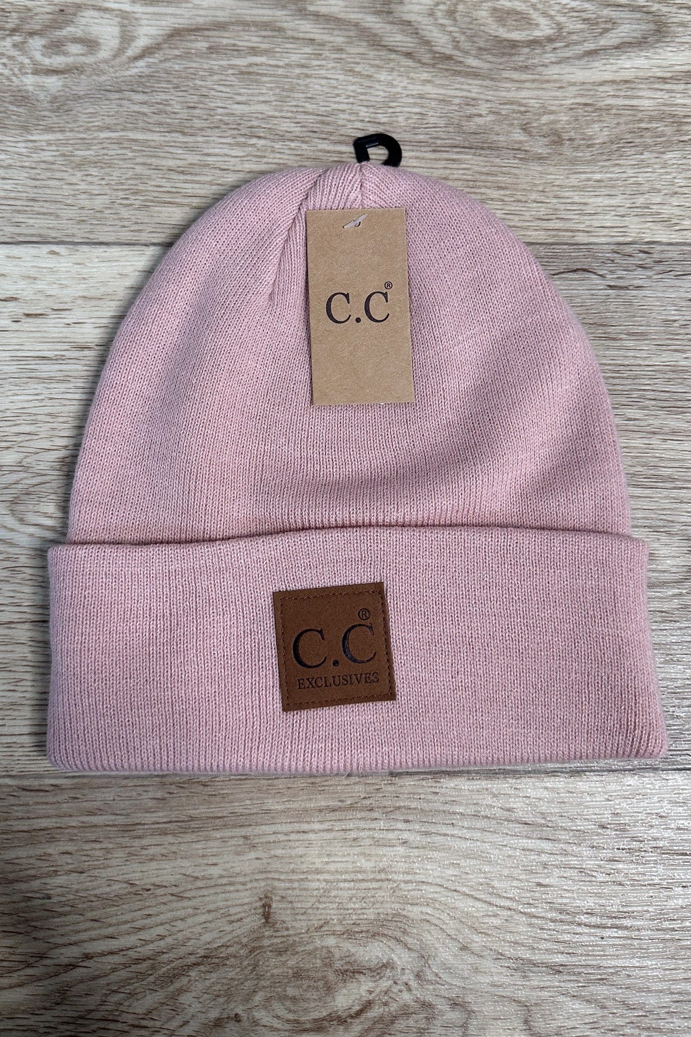Classic Beanie w/Logo - Rose
