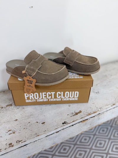Rozalin Chestnut Suede Buckle Mule