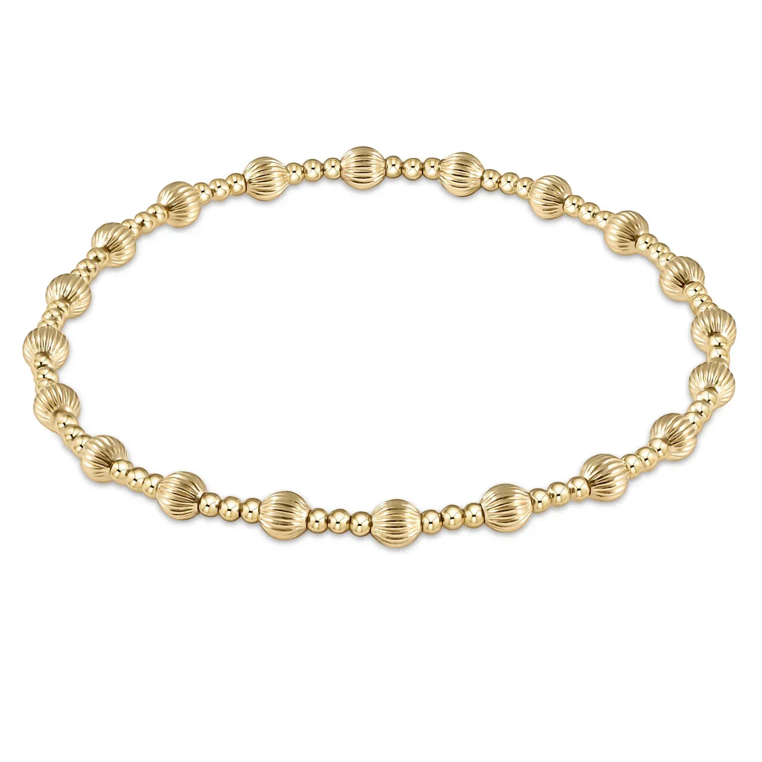 Extends Dignity Sincerity Gold 4mm Bracelet