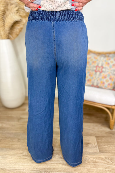 High Rise Soft Wide Leg Pant