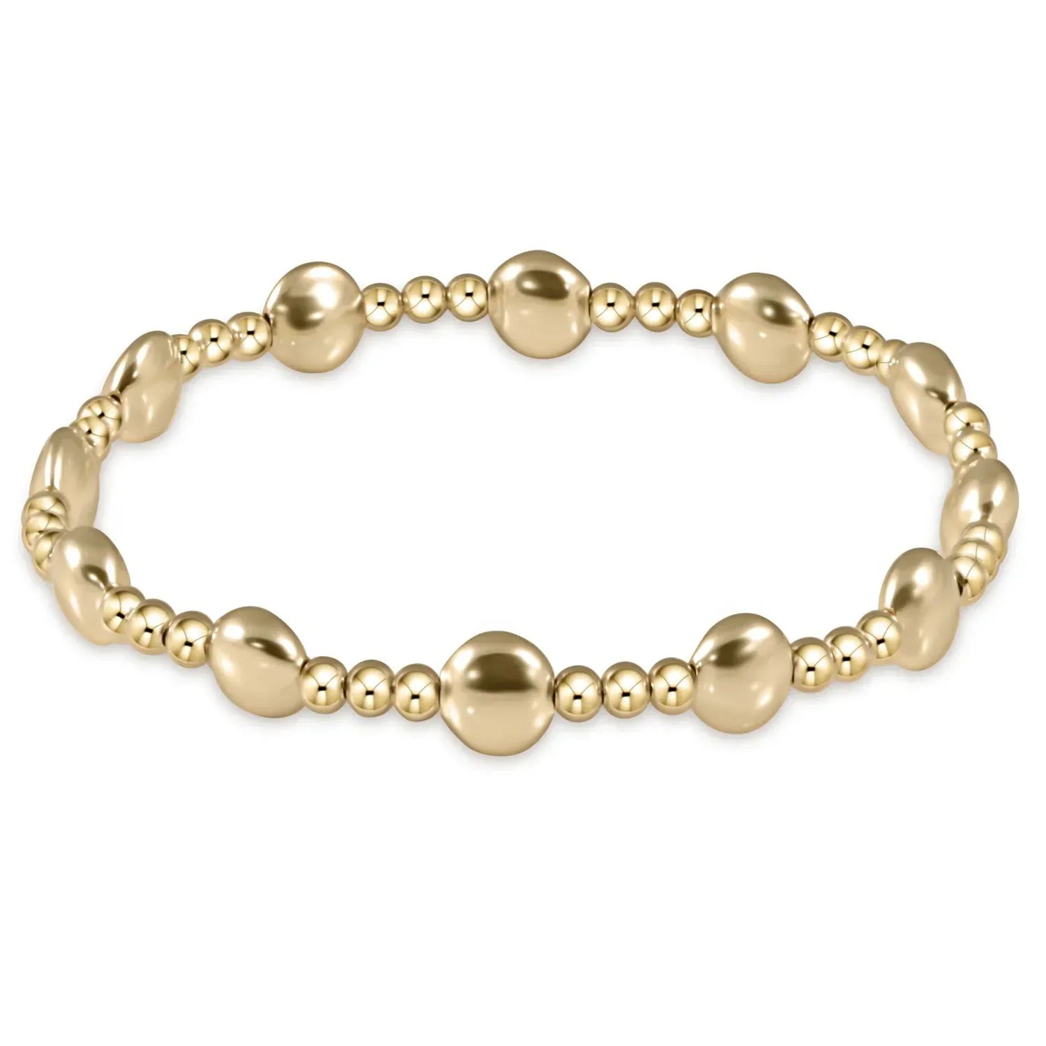 Extends Honesty Sincerity Gold 6mm Bracelet