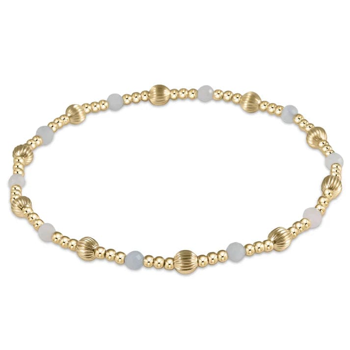 Dignity Sincerity 4mm Bracelet - Aquamarine