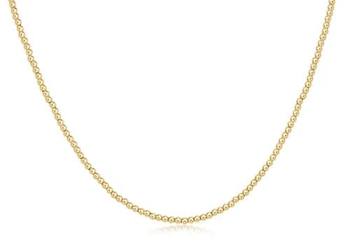 17" Choker Simplicity Chain Gold - Classic 2mm Gold