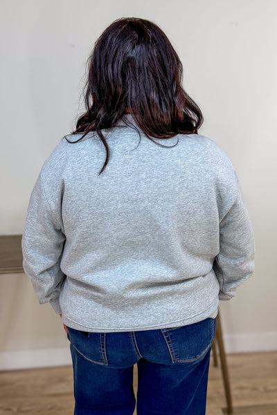 Maroons Mock Neck Sweatshirt Back