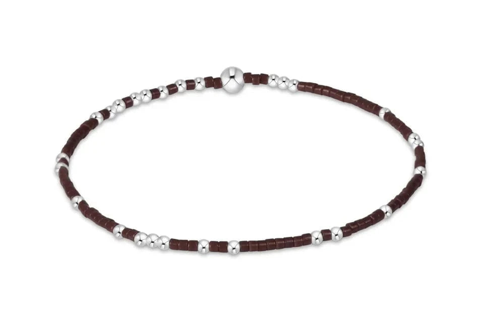 Hope Unwritten Sterling Bracelet - Chocolate