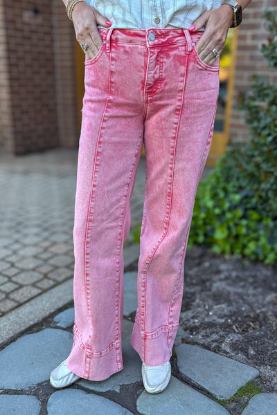 Taffy Mid Rise Wide Leg Pant