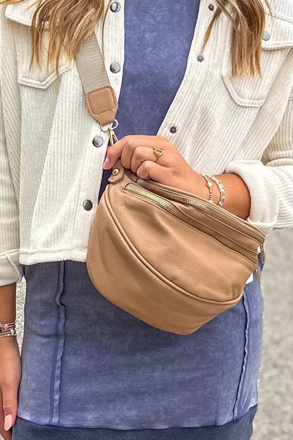 Ash Mocha Crossbody Bag