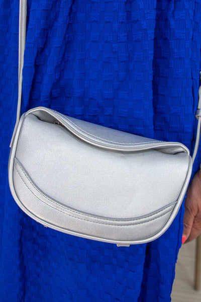 Silver Small Shoulder Bag