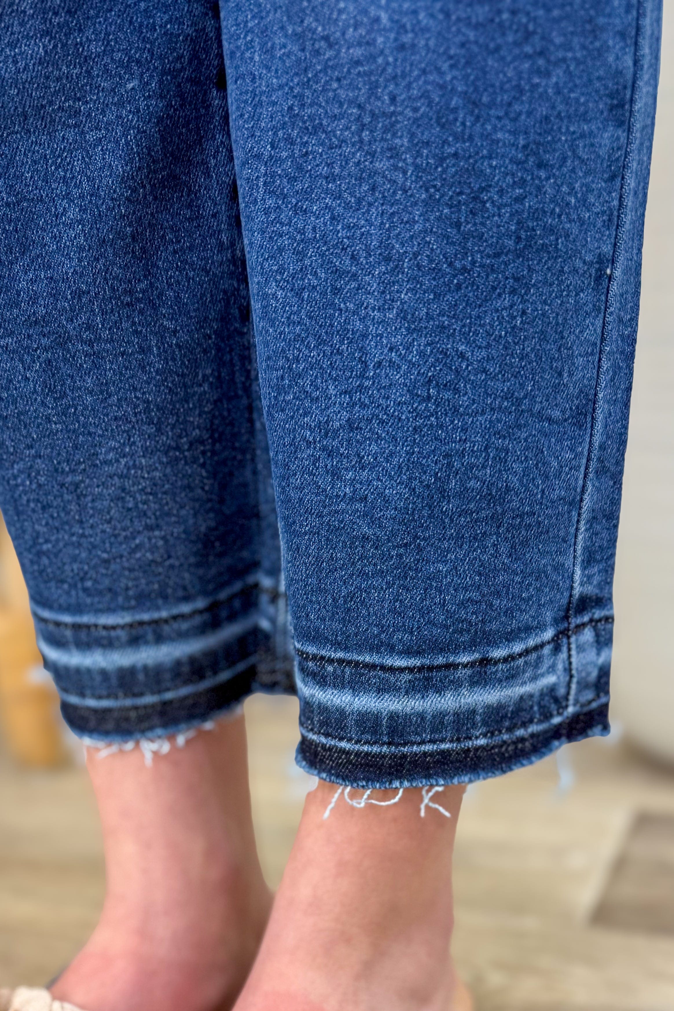 Release Hem Kick Flare Denim detail