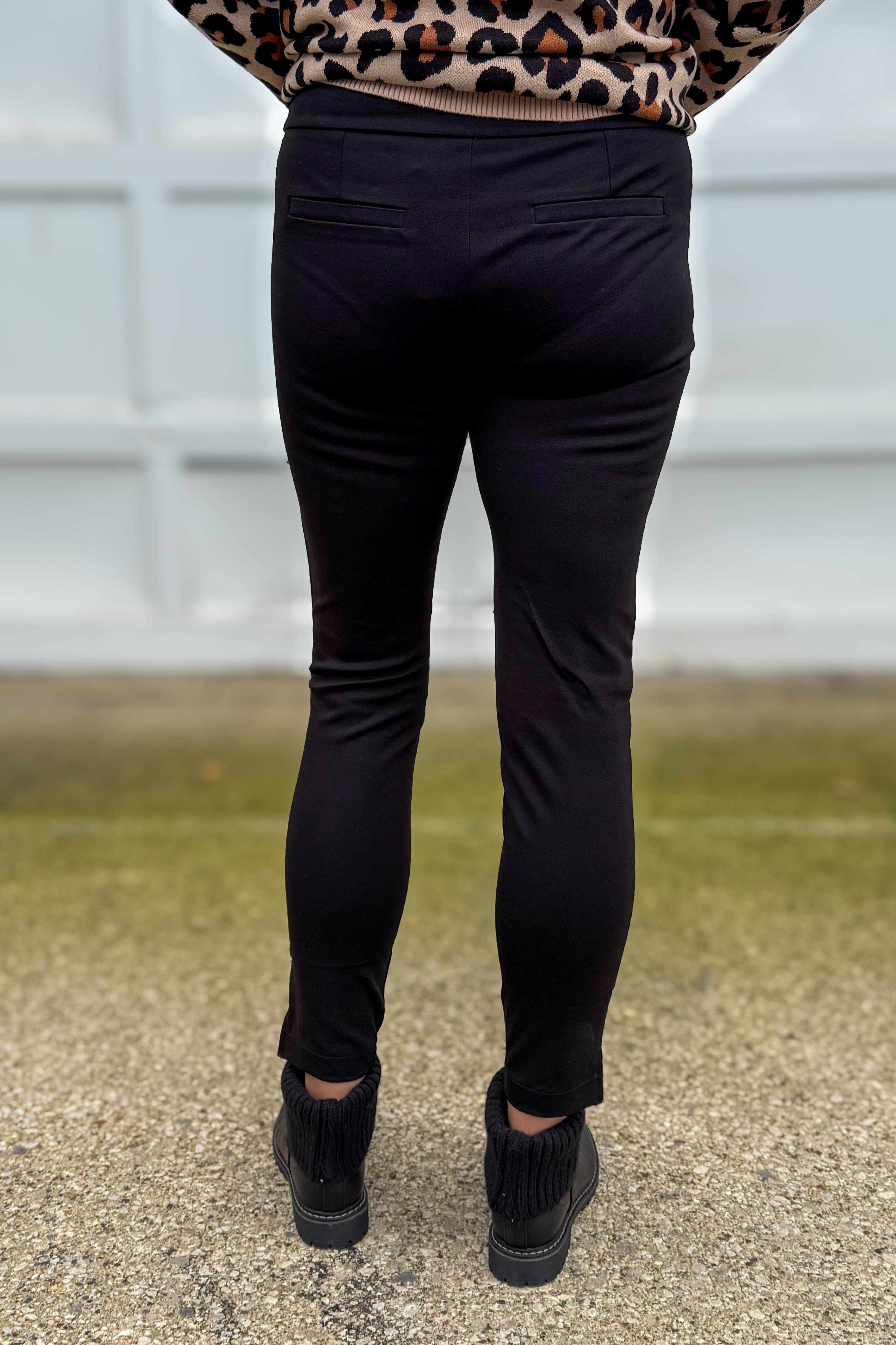 Black Everyday Skinny Pant Back