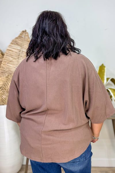 Coco Zip Cowl Top back