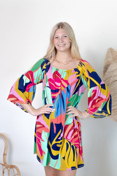 Mod Botanical Dress