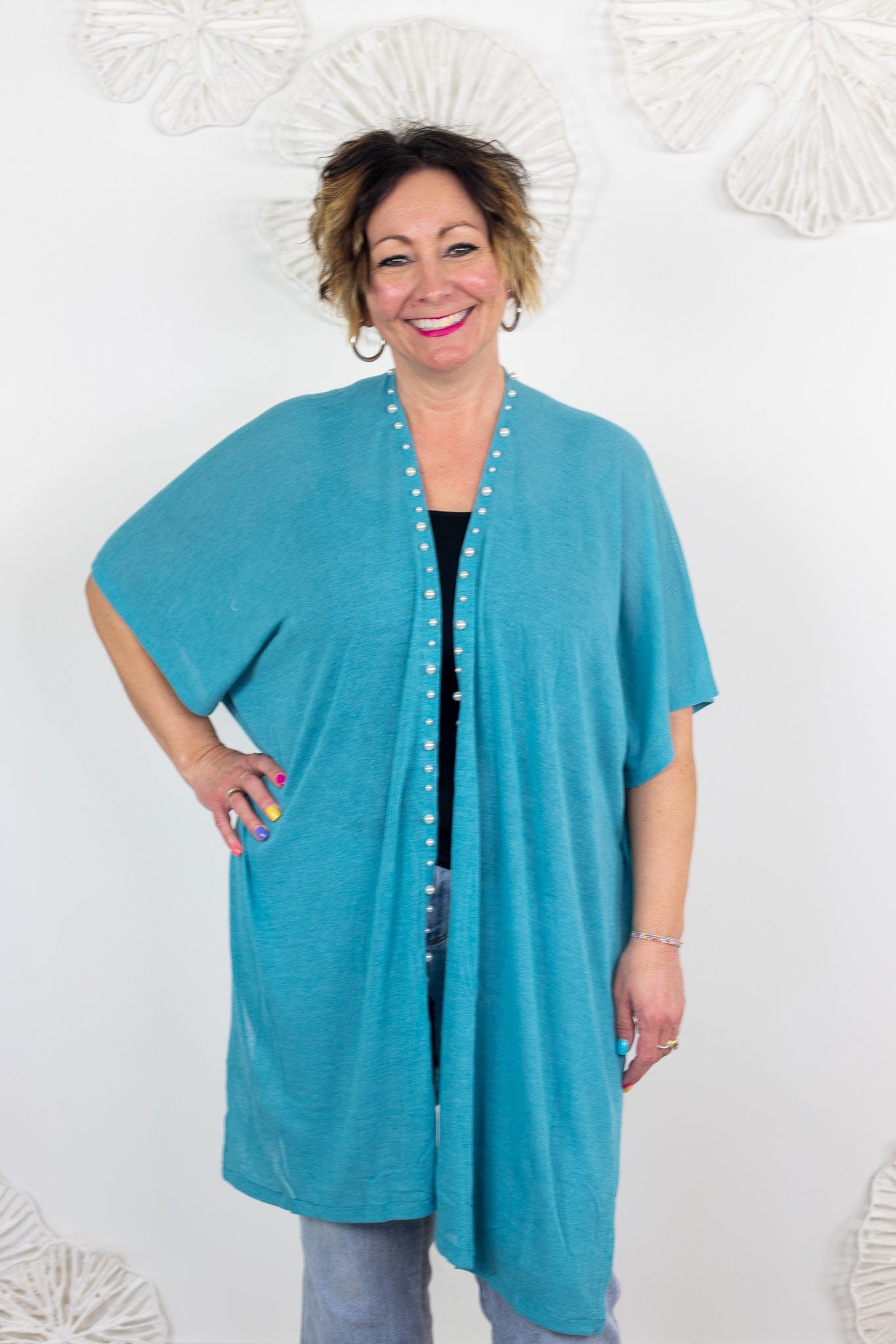 Blue Pearl Kimono