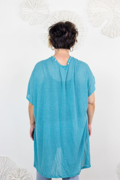 Blue Pearl Kimono