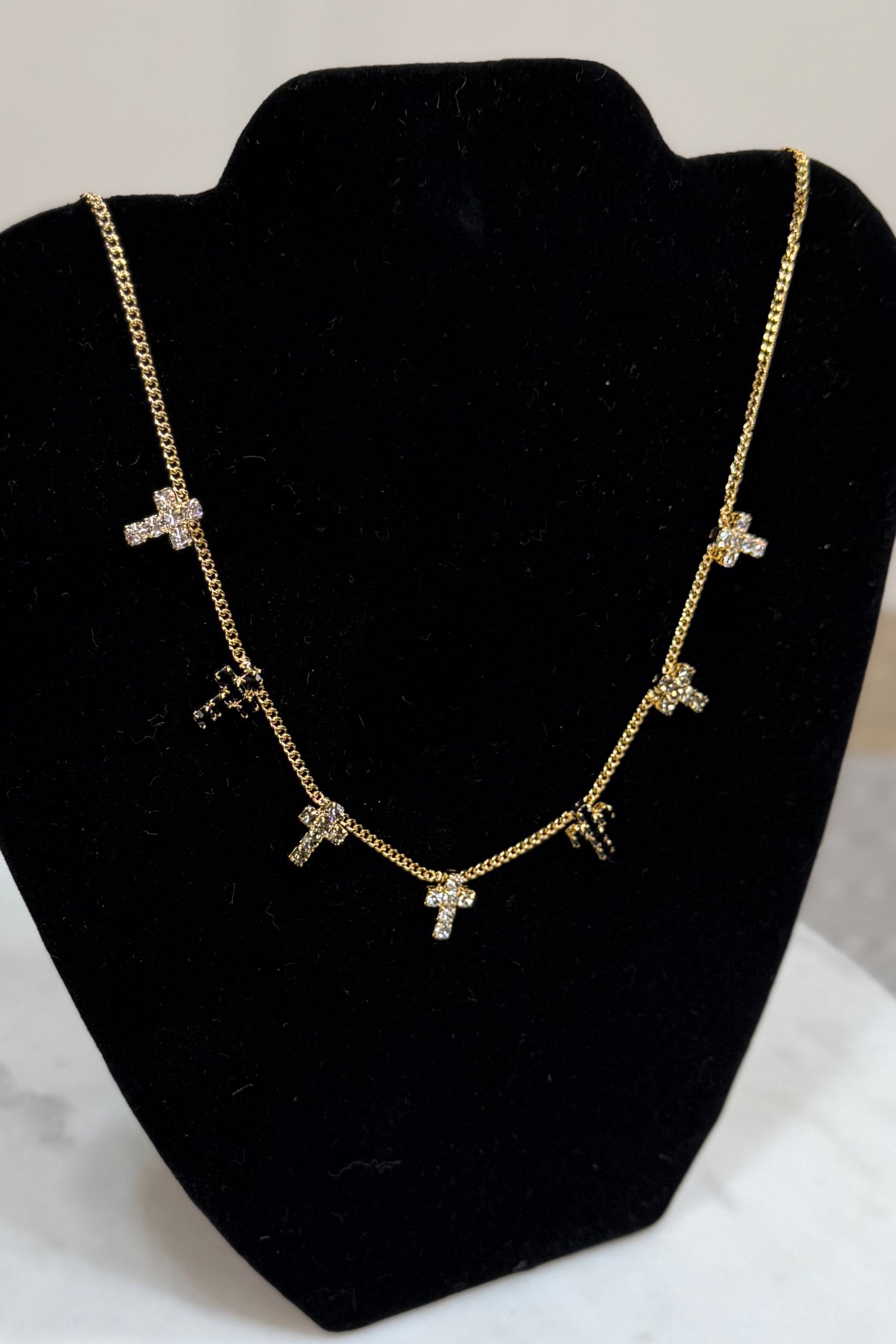 Multi Cross Necklace