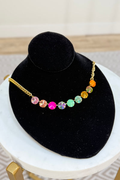 Mini Sofia Necklace in Watermelon: Melon