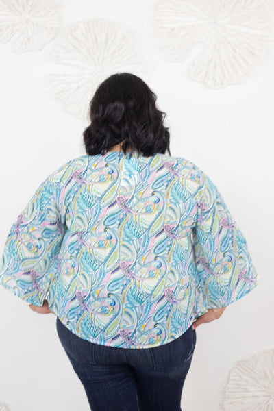 Paisley Chiffon Popover