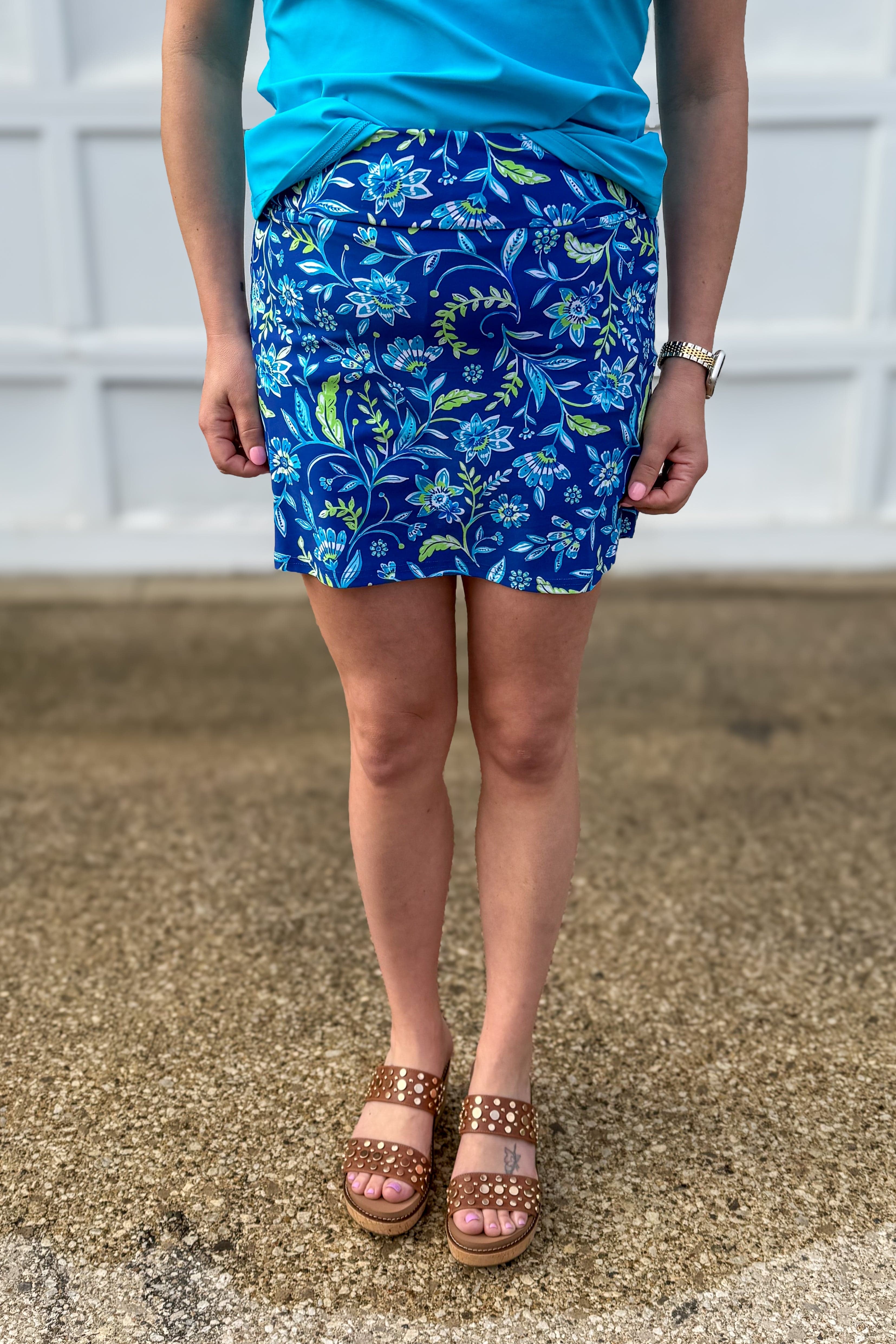 Royal Giselle Floral Skort