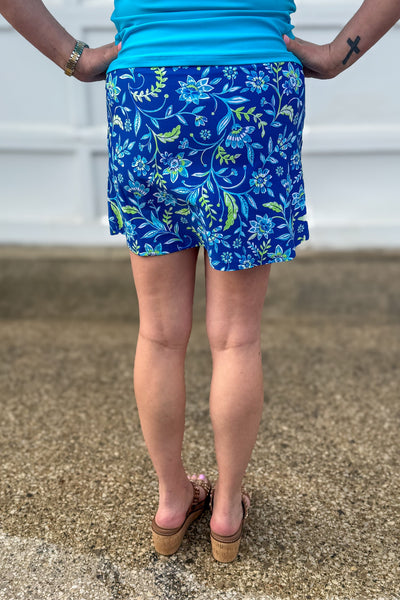 Royal Giselle Floral Skort